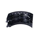 Front and rear brake shoes for heavy trucks